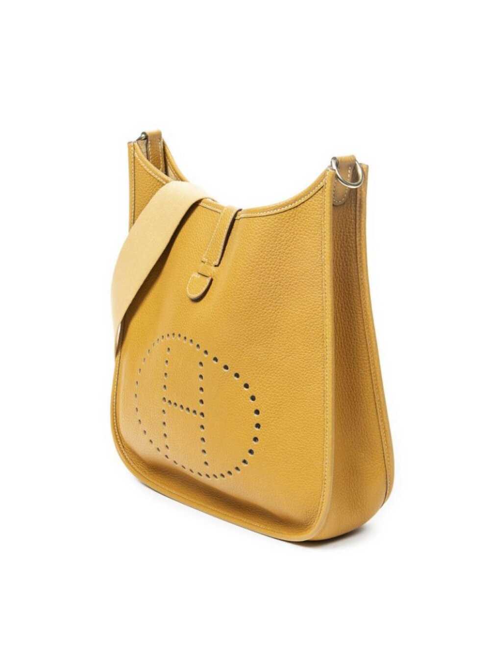 Hermes Evelyne I Natural Sable Taurillon Clemence Leather Messenger - Picture 2 of 9